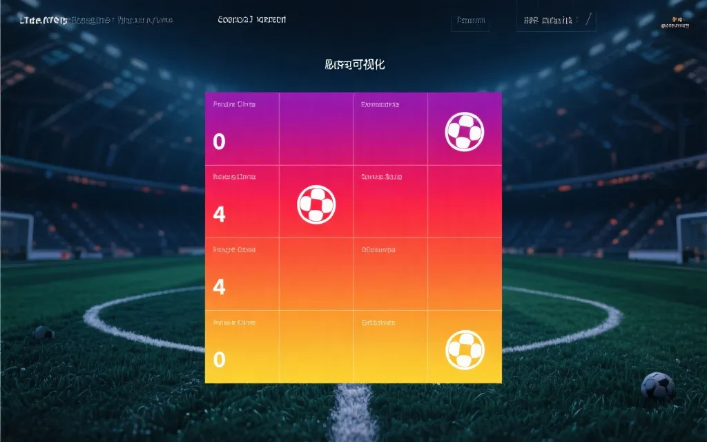 比分概率热力表：主队0-4球与客队0-4球的联合概率可视化示例